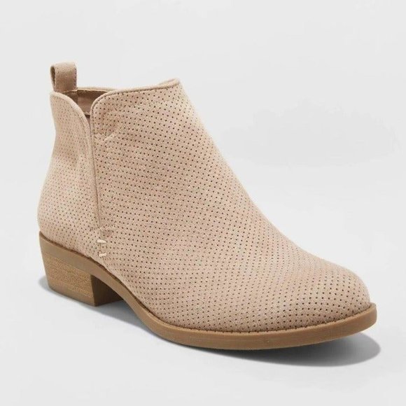 Choose Size & Color Universal Thread Dylan Laser Cut Ankle Booties Women's Choose Size & Color Universal Thread Dylan Laser Cut Ankle Booties Women's